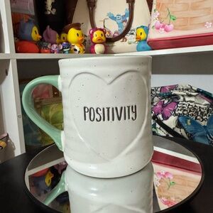 Heartland Positivity Mug with Green Handle